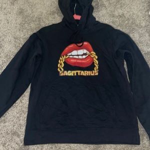 Black Sagittarius Hooded Sweatshirt